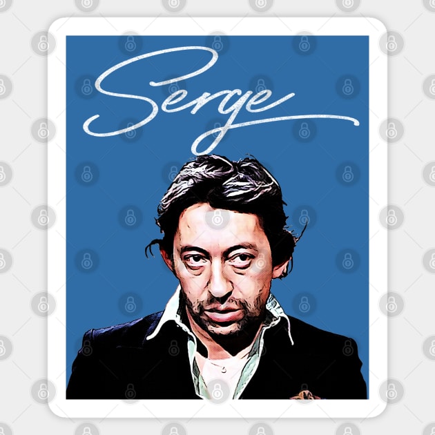 Serge Gainsbourg Sticker by DankFutura